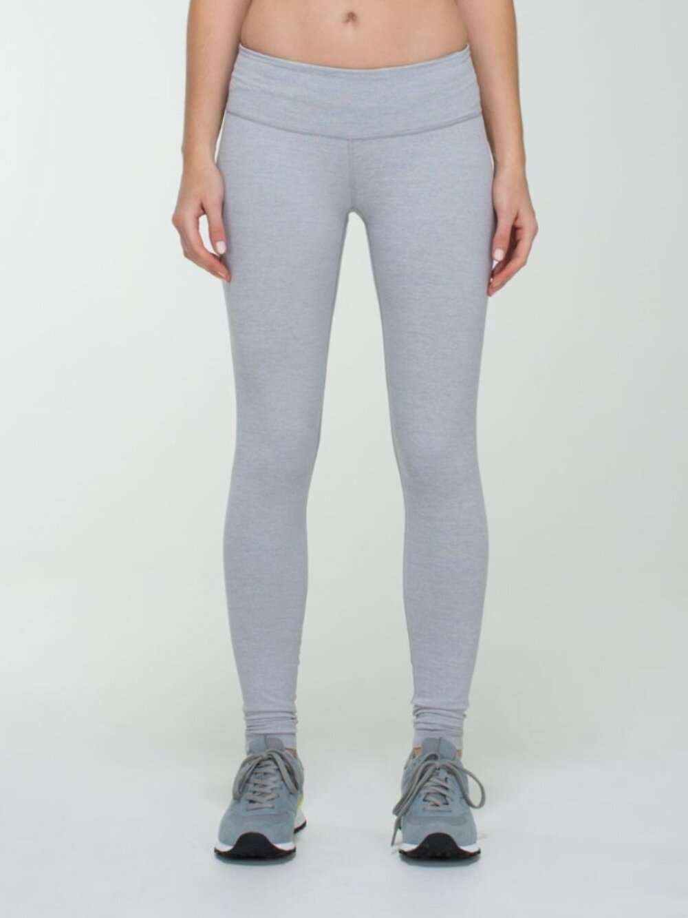 Lululemon Wunder Under Pant Heathered Medium Grey Size 6